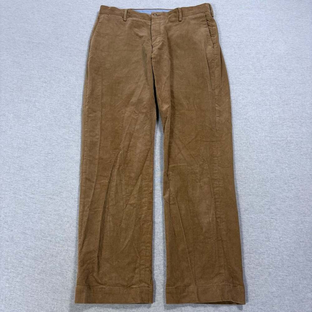 Polo Ralph Lauren Classic Fit Corduroy Pants Size 34x32 Brown